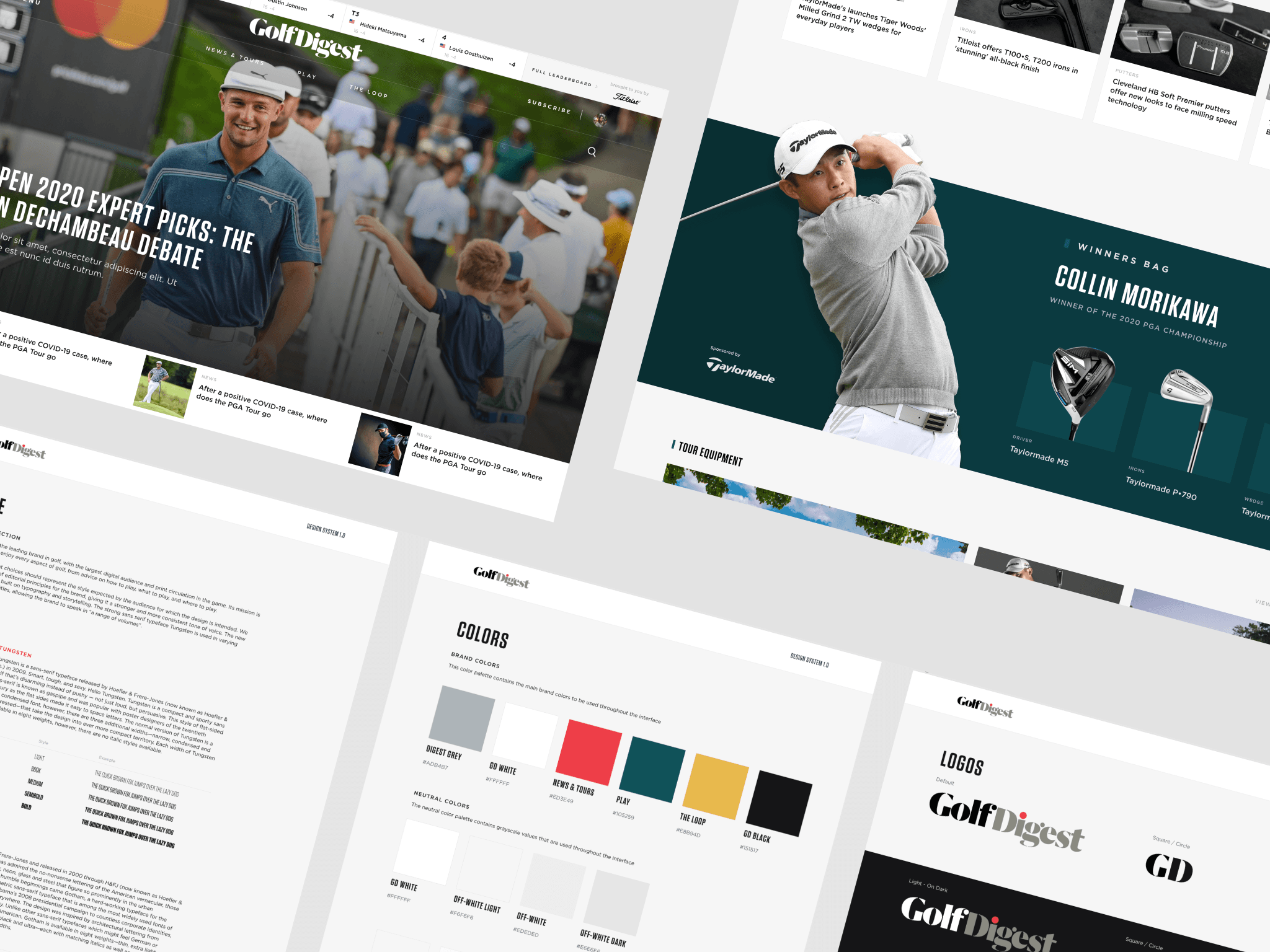 Golf Digest project preview