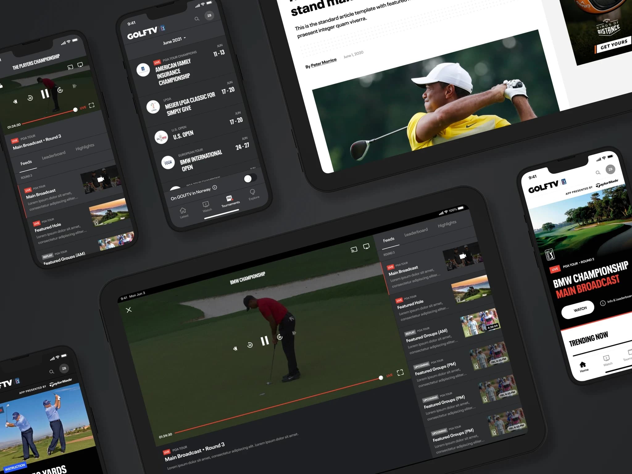 GOLFTV project preview